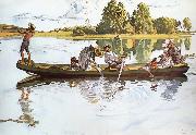 Carl Larsson On Viking Expedition in Dalarna Spain oil painting artist